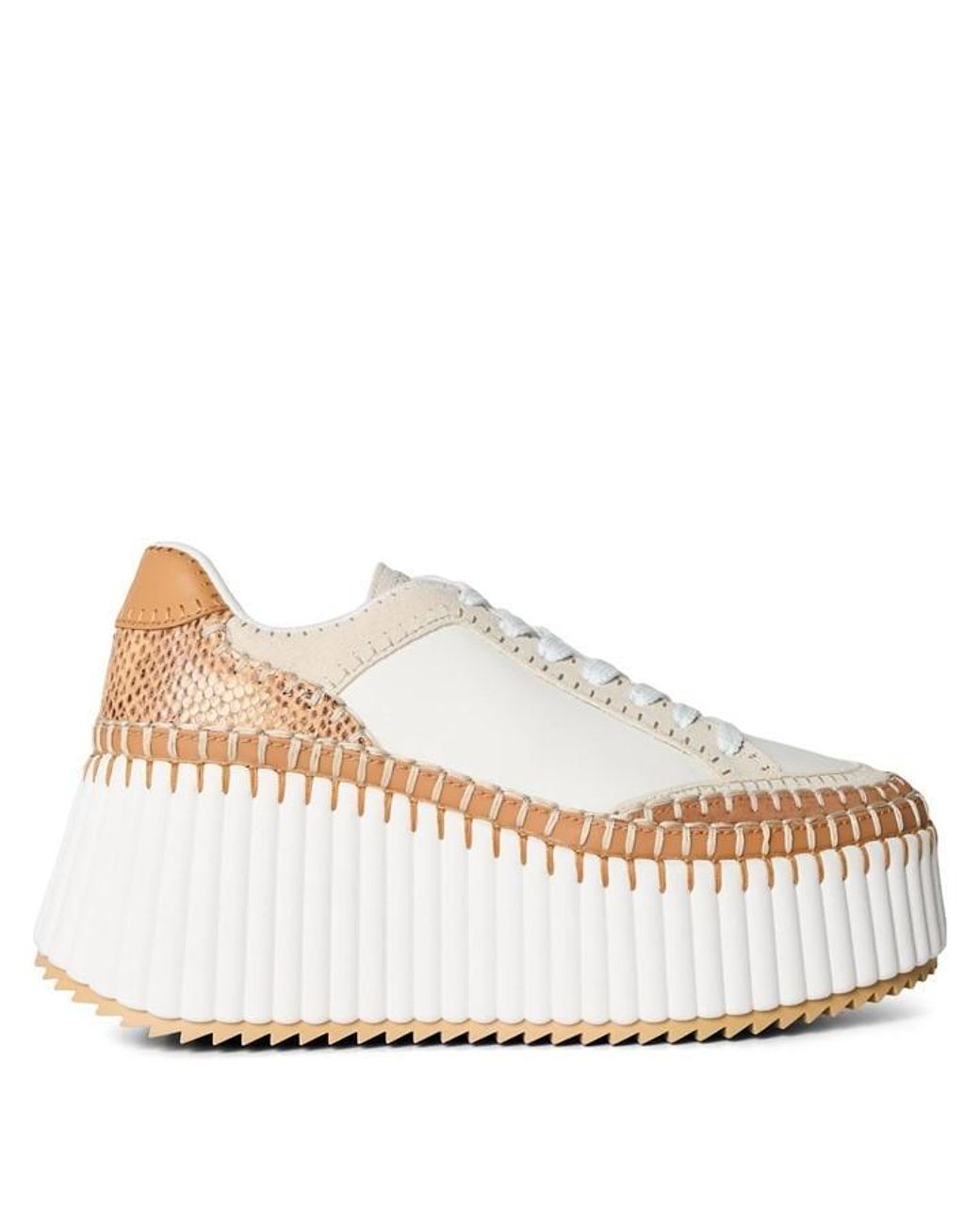 Chloé Brown Nama Sneakers