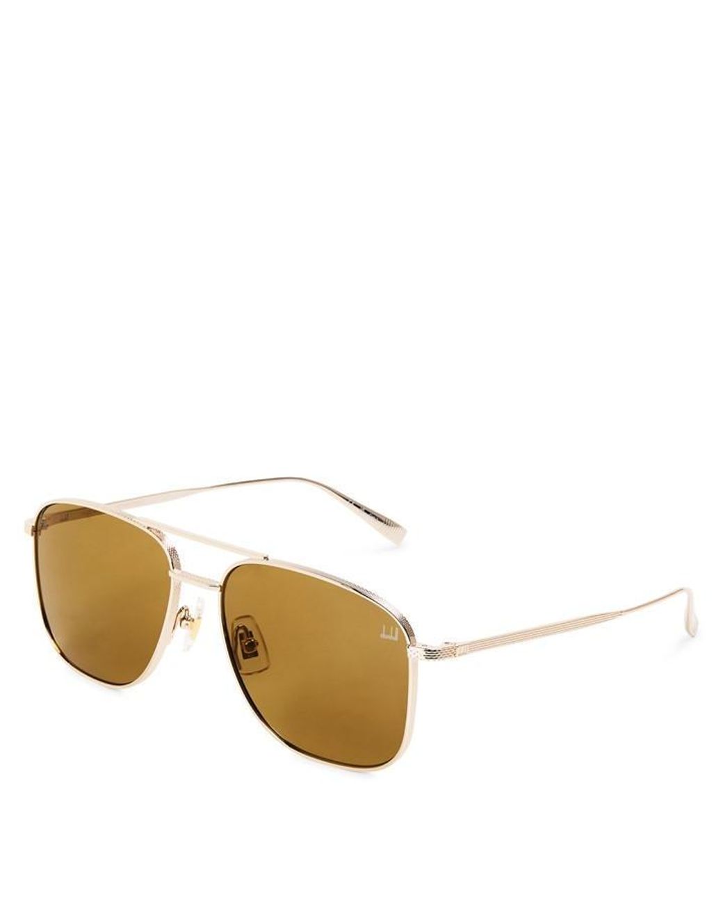 DUNHILL EYEWEAR Black Dunhill Aviator Du0118S Sunglasses for men