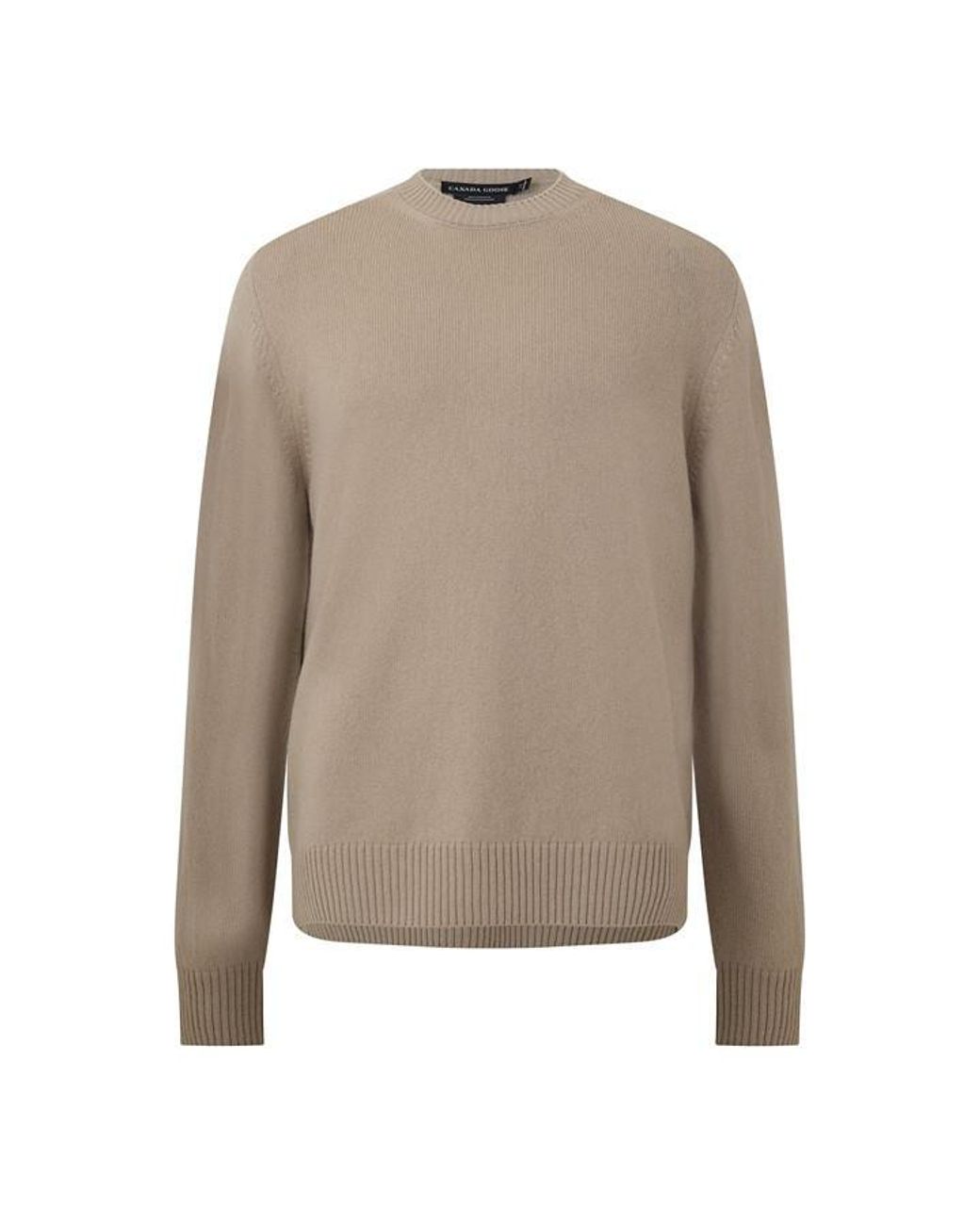Canada Goose Gray Canada Mata Crw Knit Sn64 for men
