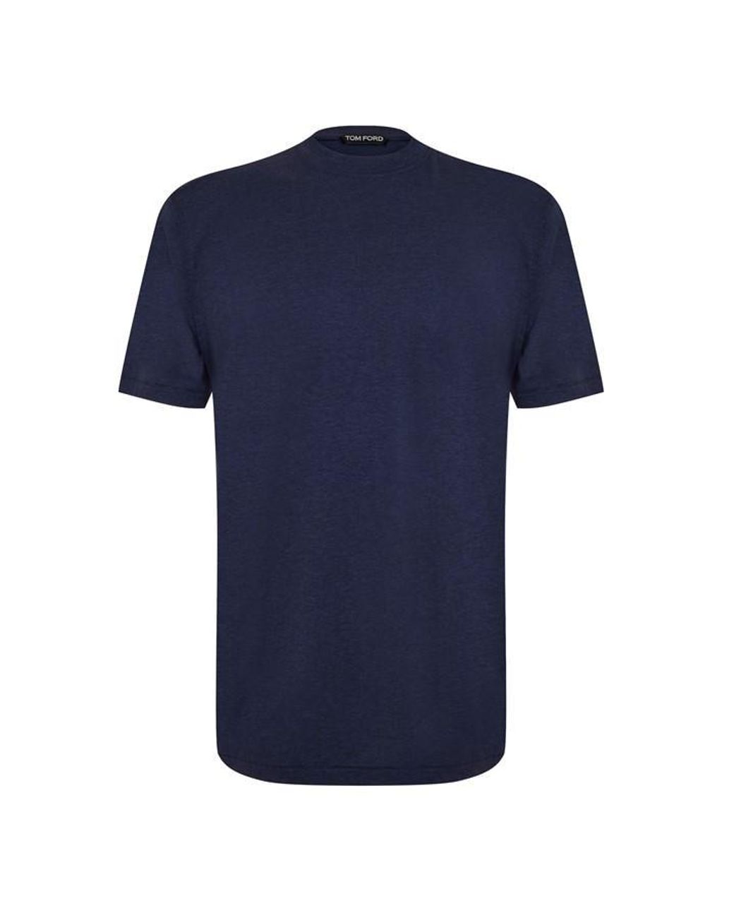Tom Ford Blue Short Sleeve Logo T Shirt for men