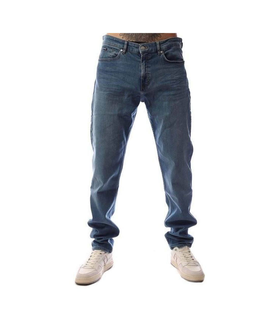Boss Blue H-Re.Maine Slim-Fit Jeans for men