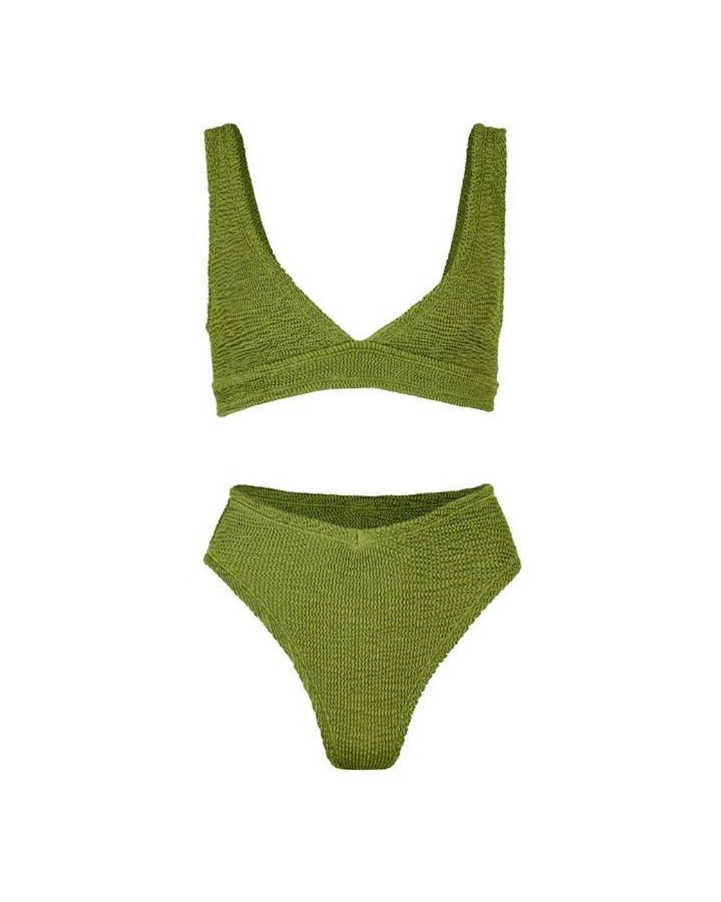 Hunza G Green Angel Bikini Set