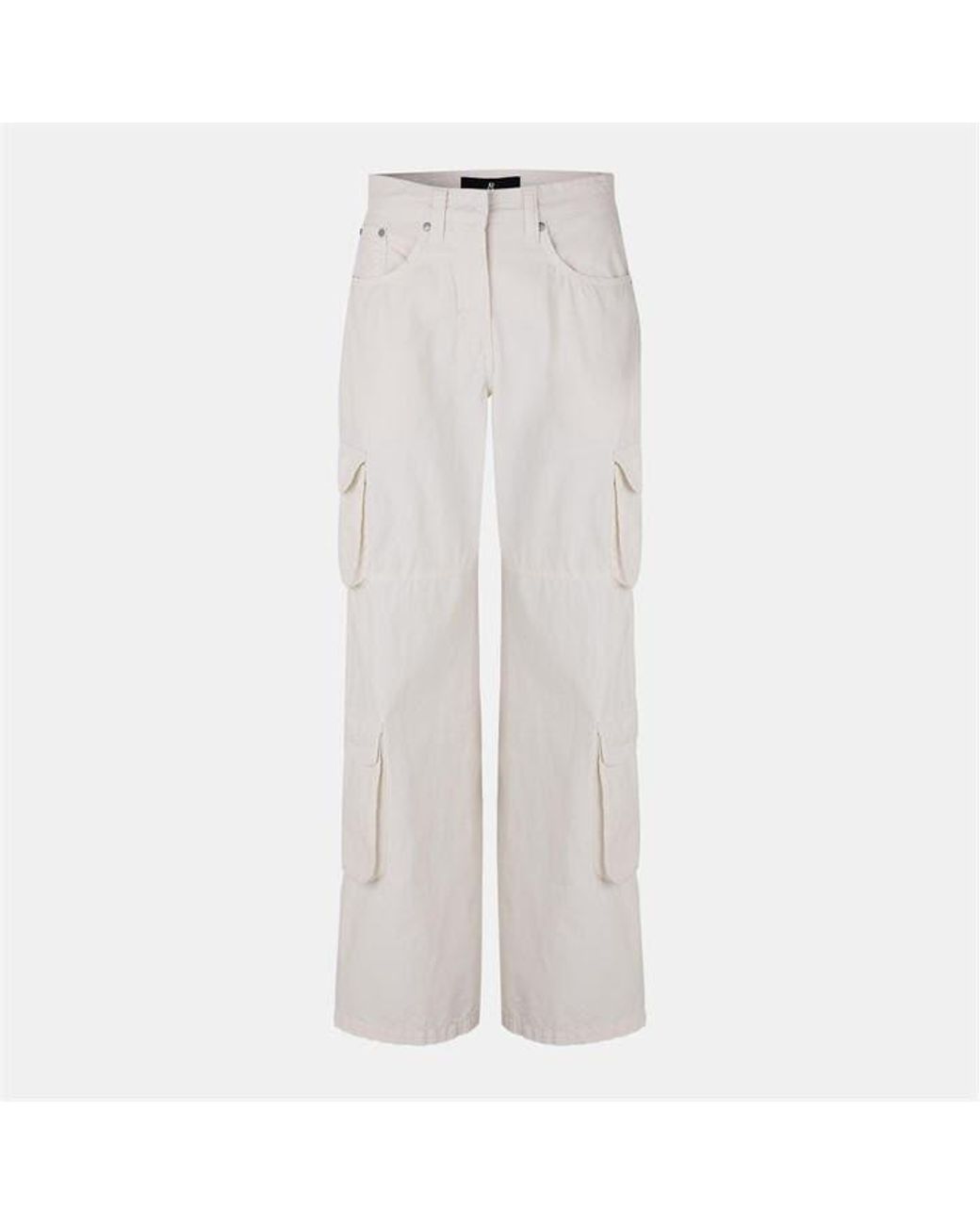 Represent White Fender Cargo Trousers, Ample Pockets