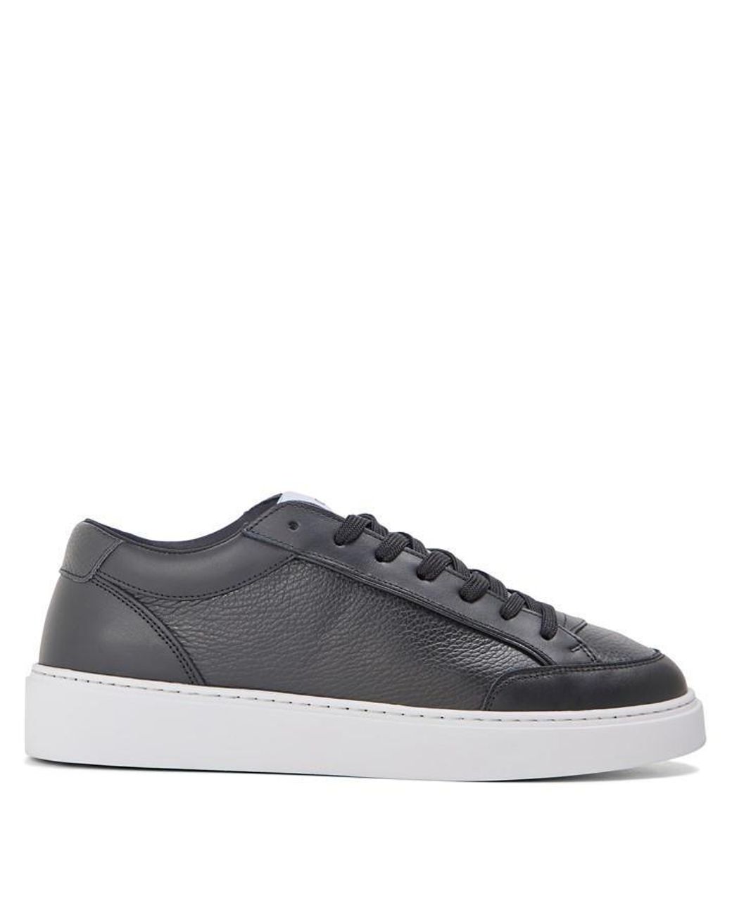 Cleens Metallic Luxor Leather Low-Top Trainers