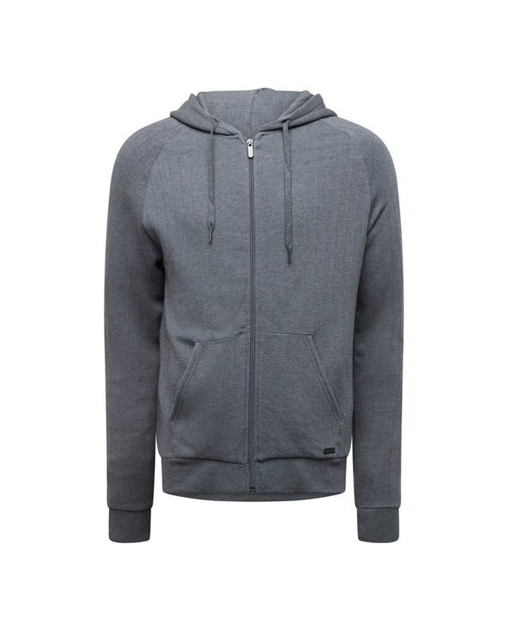 Boss Gray Heritage Pull Over Hoodie for men