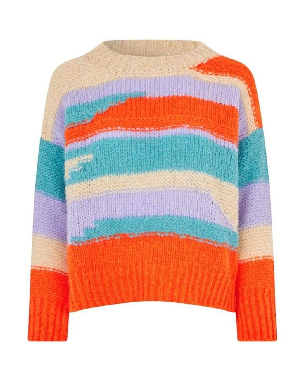 Lolly's Laundry Orange Maxima Cable Knit Jumper