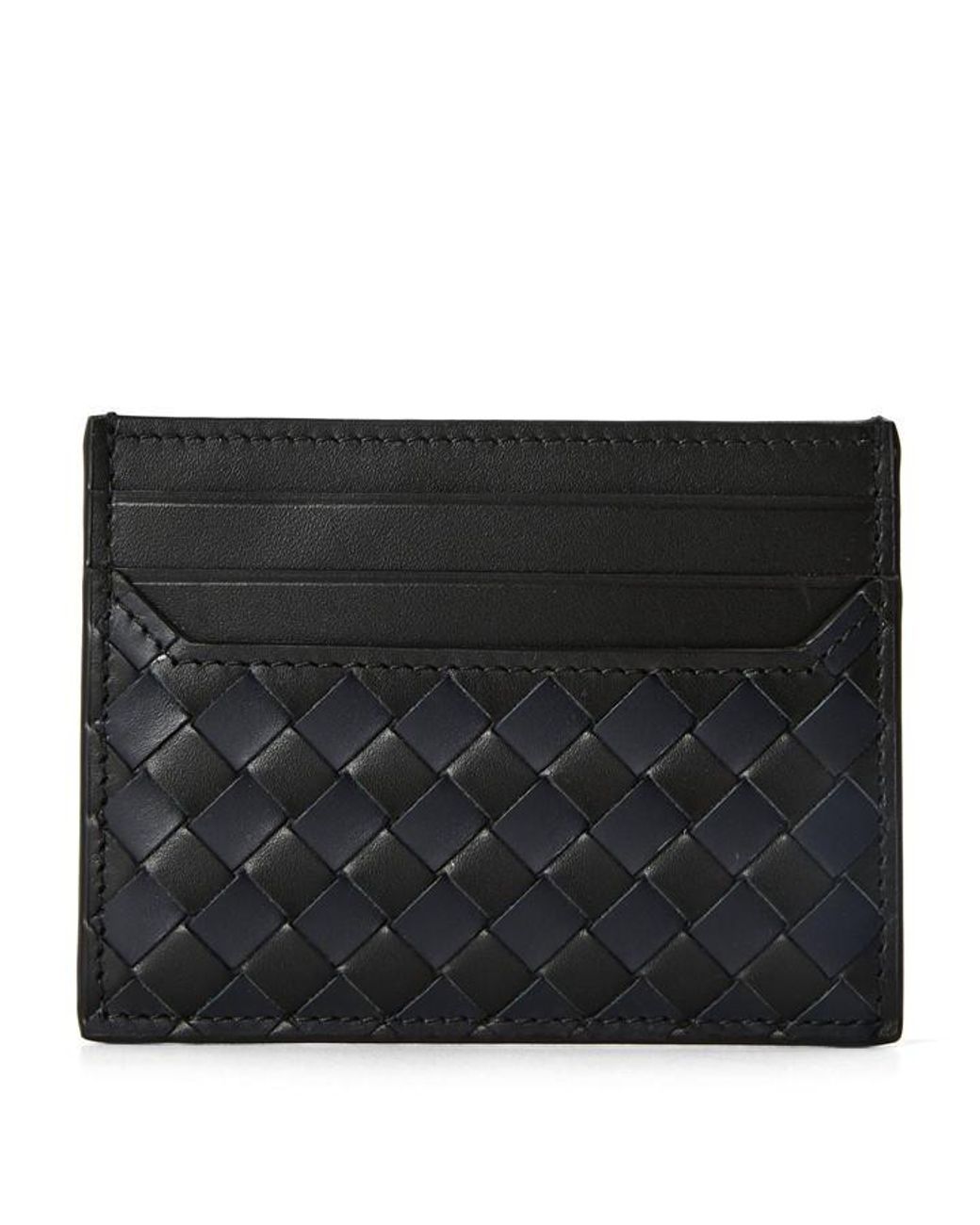 Bottega Veneta Black Card Holder for men