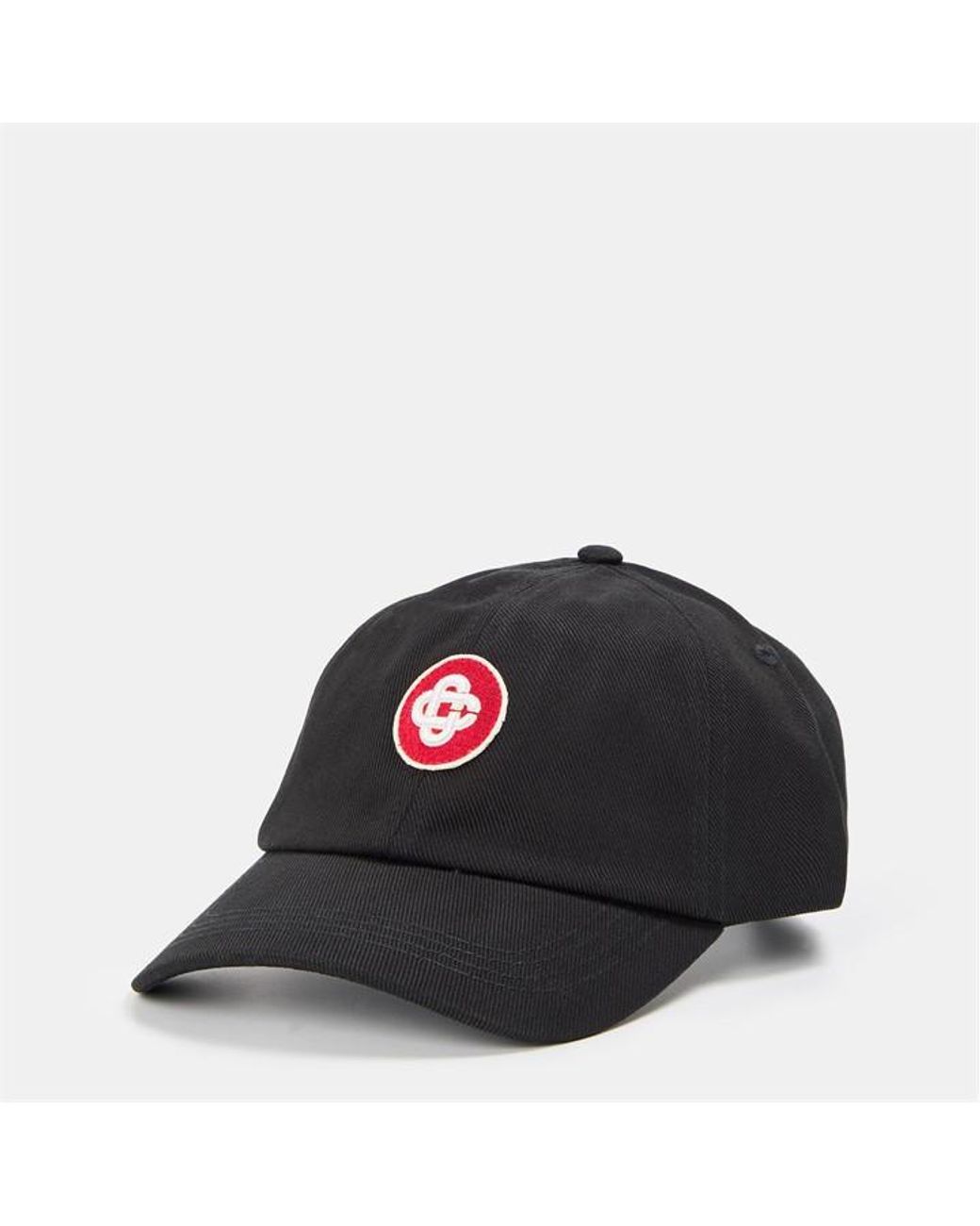 Casablanca Black Casa Round Logo Baseball Cap for men