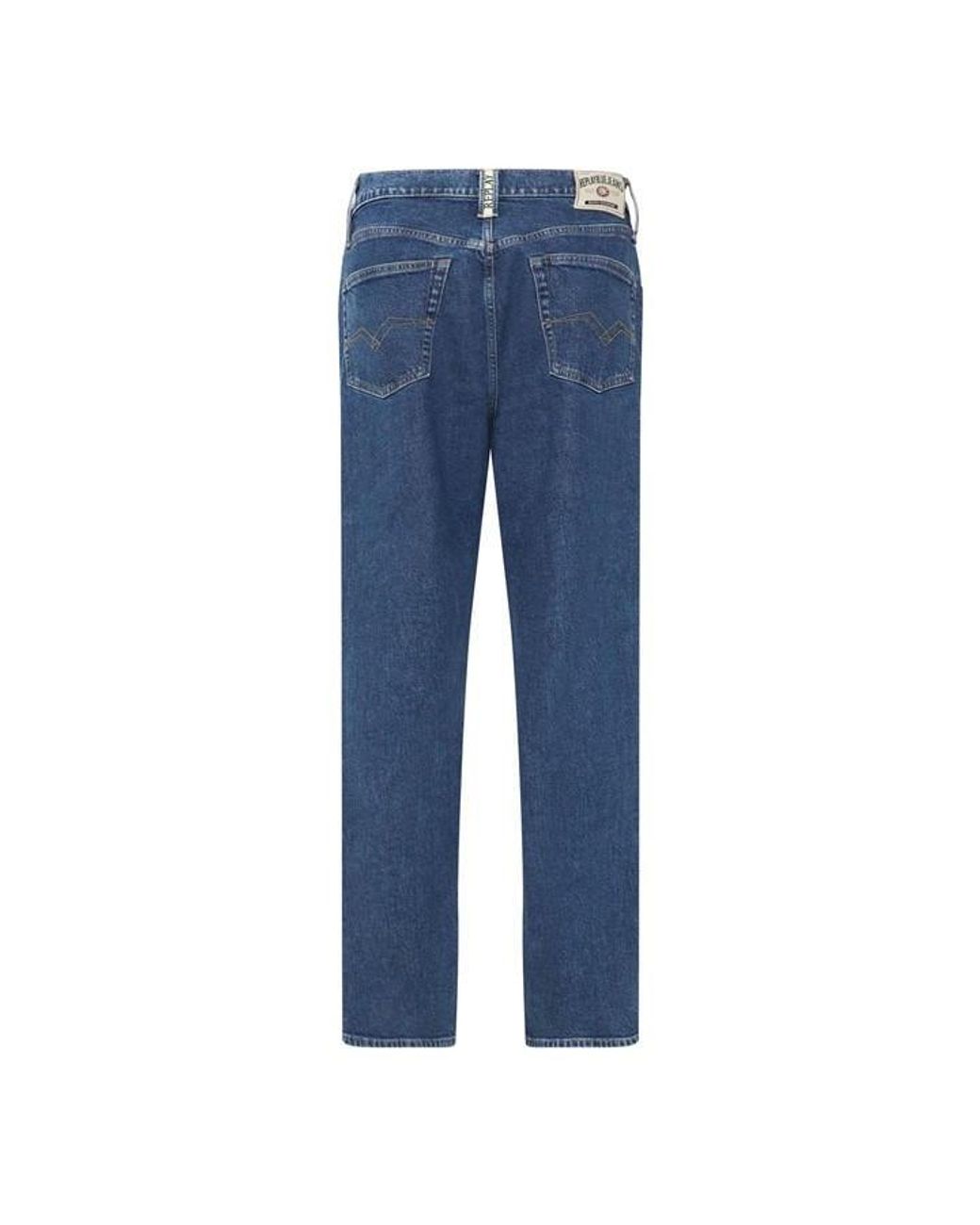 Replay Blue 9Zero1 Straight-Fit Jeans for men