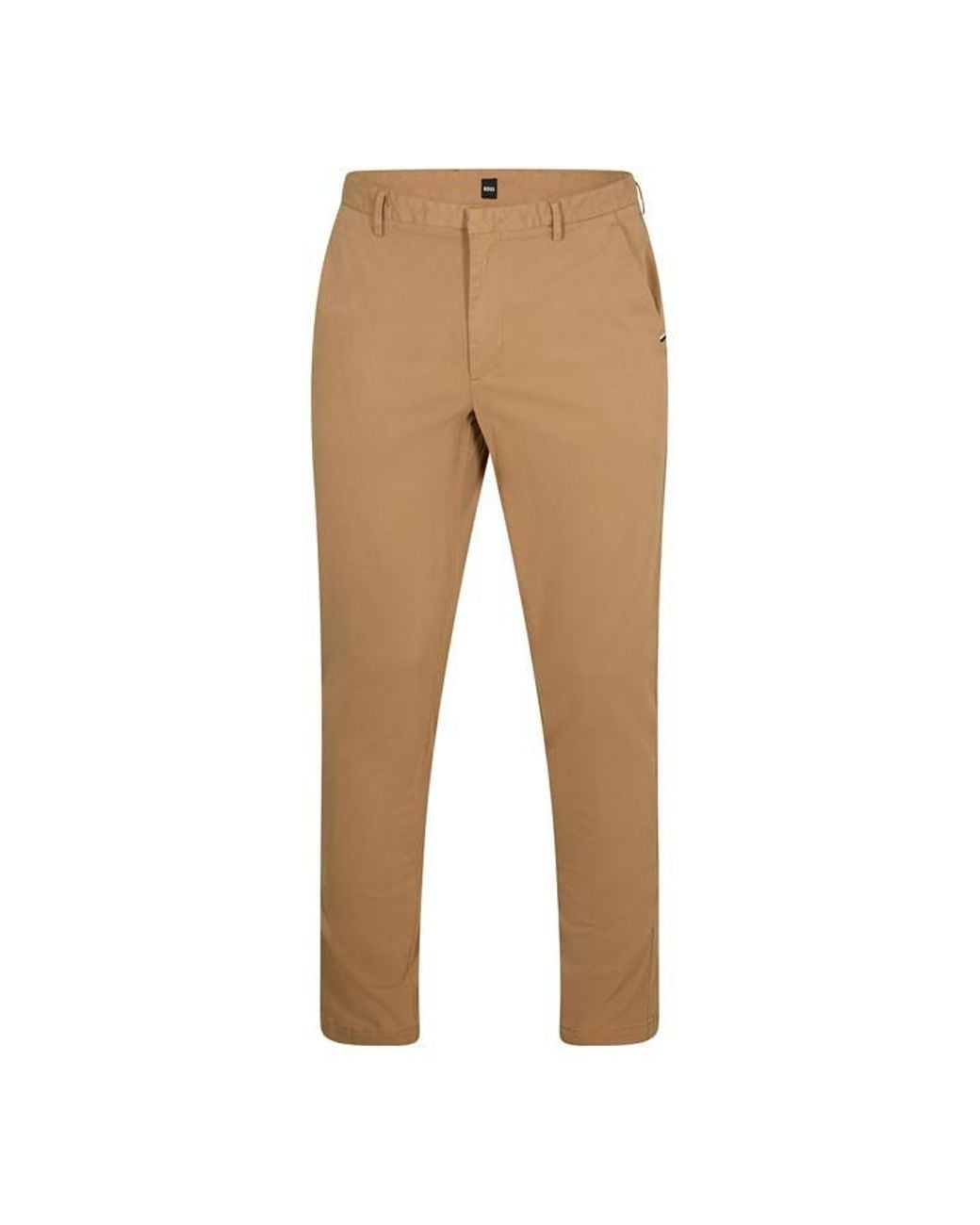 Boss Natural Kaito3-D Straight Leg Trousers for men