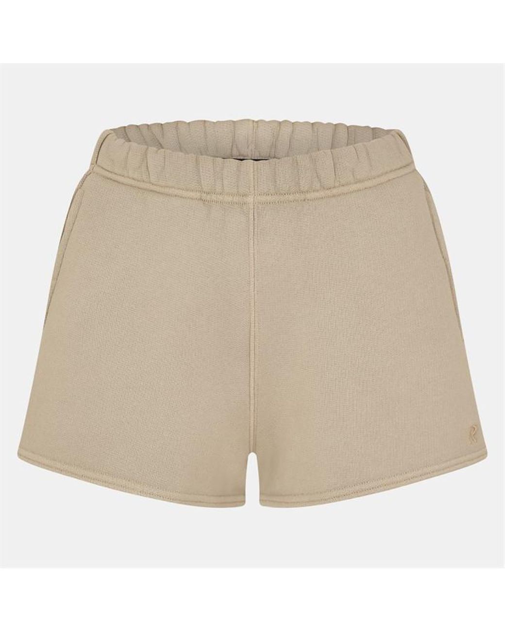 Represent Natural Rep Initial Fleece Material Shorts