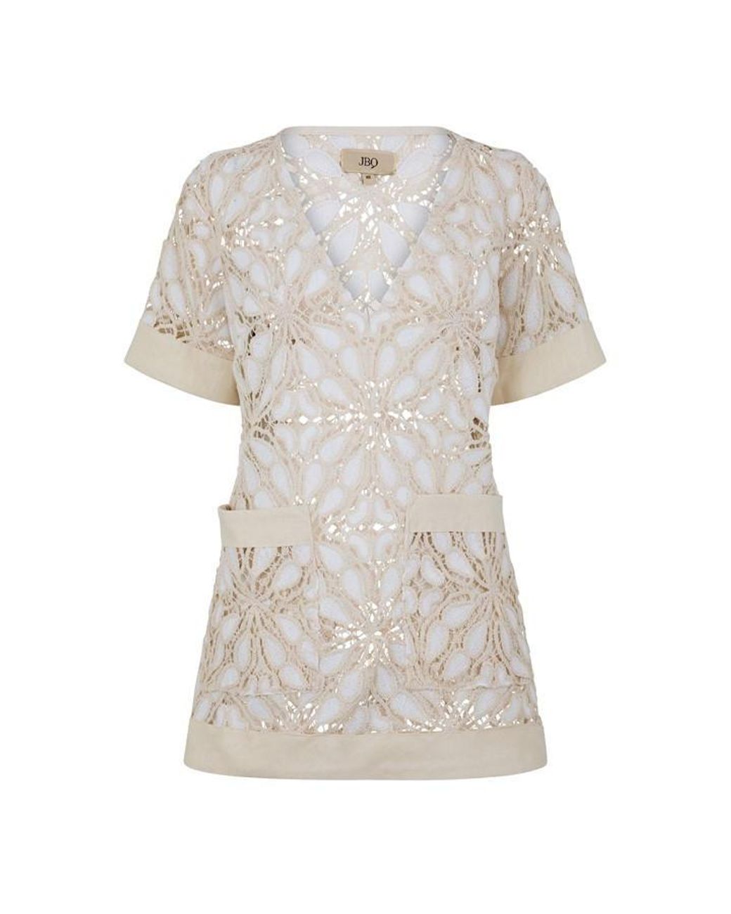 JBQ White Dion Mini Dress
