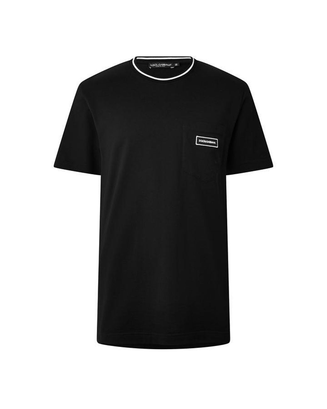 Dolce & Gabbana Black Dg Dna Cntrst Coll T Sn63 for men
