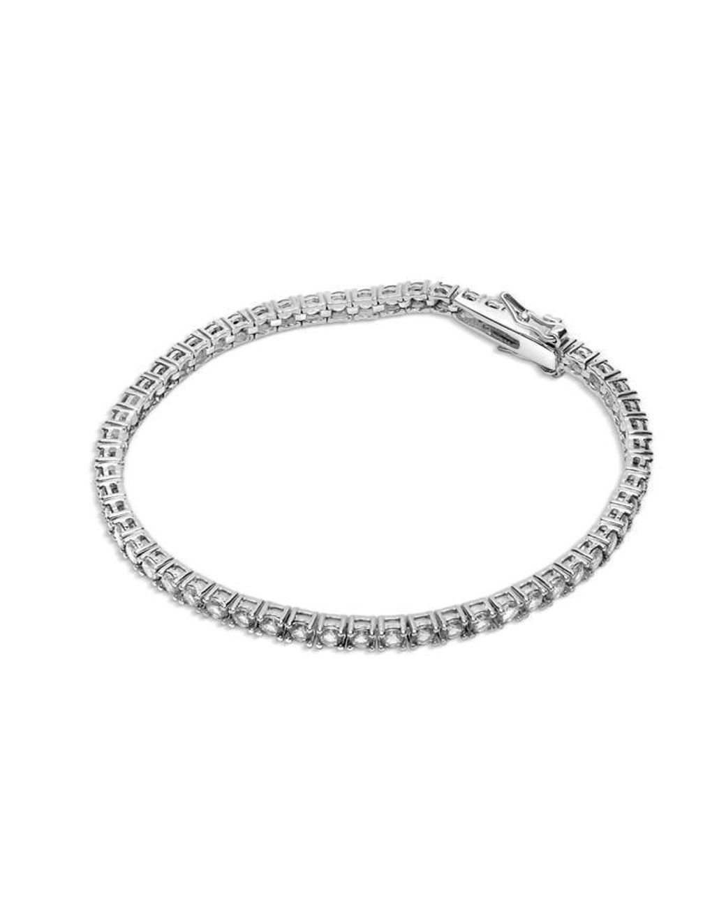 Common Lines Blue Tennis Bracelet for men