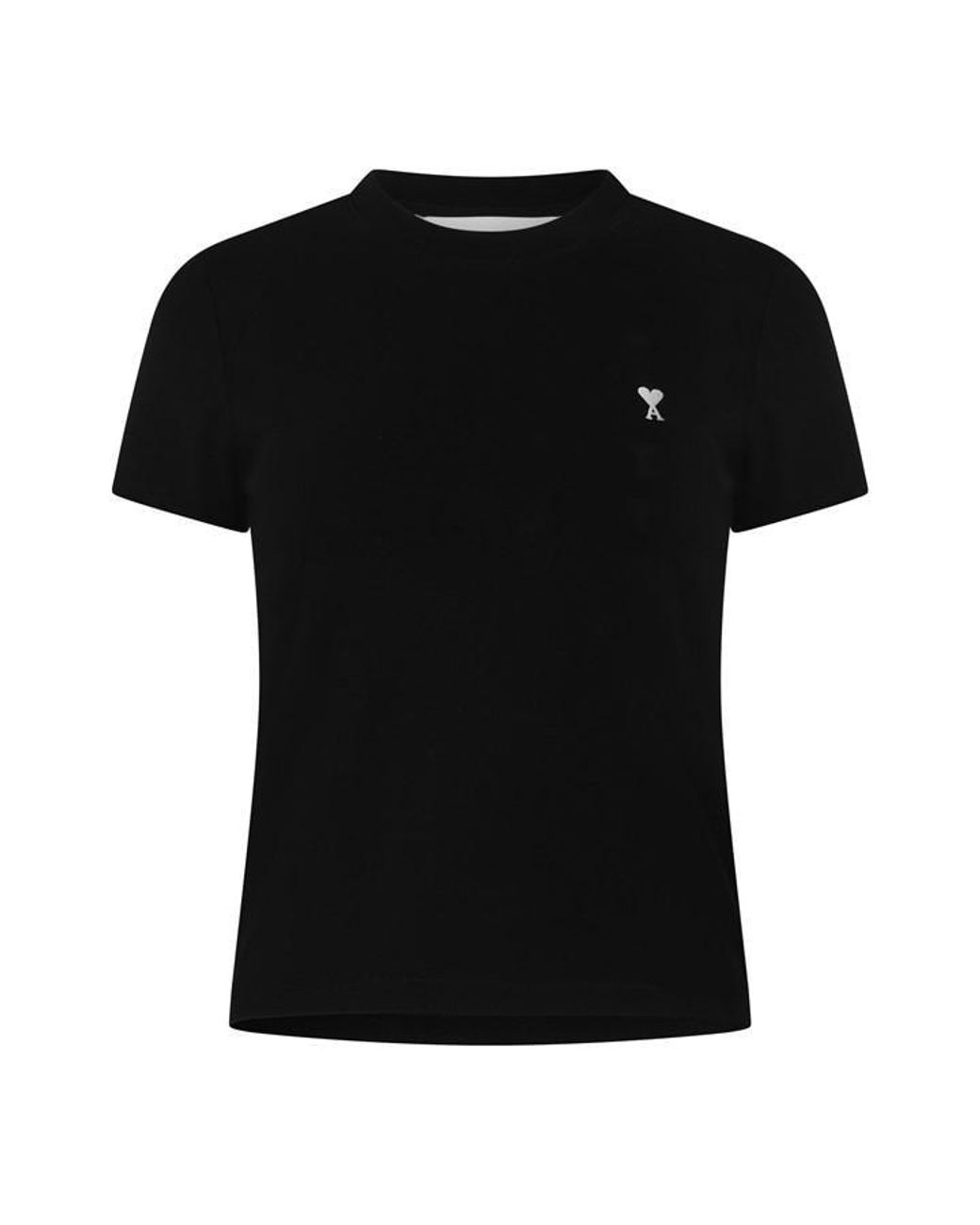 AMI Black Ami De Coeur Tee