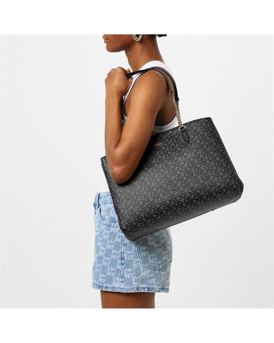 Dkny tote black outlet