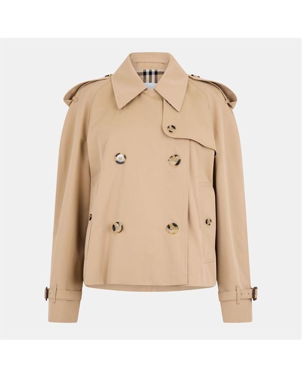 Burberry Natural Burb Haltye Trench Coat