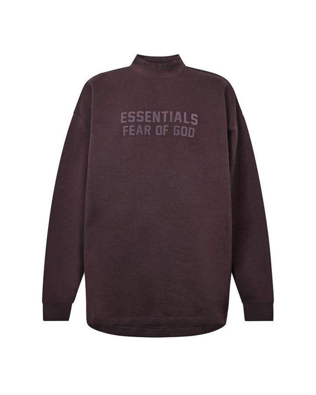 Fear Of God Purple Crew Sweatshirt for men