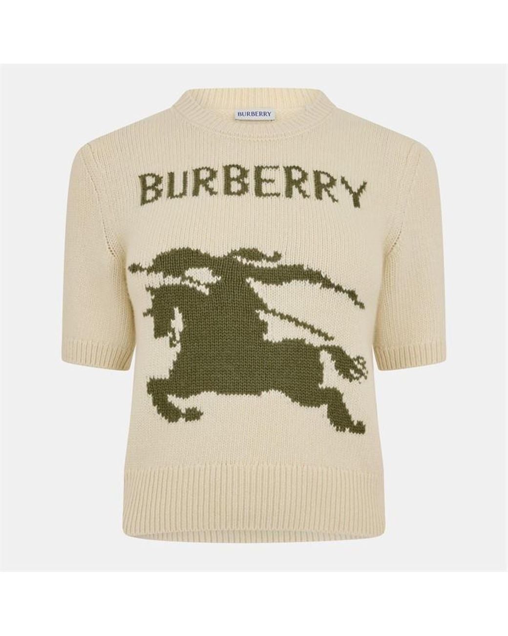 Burberry Natural Burb Skylar Ekd Knitted Top