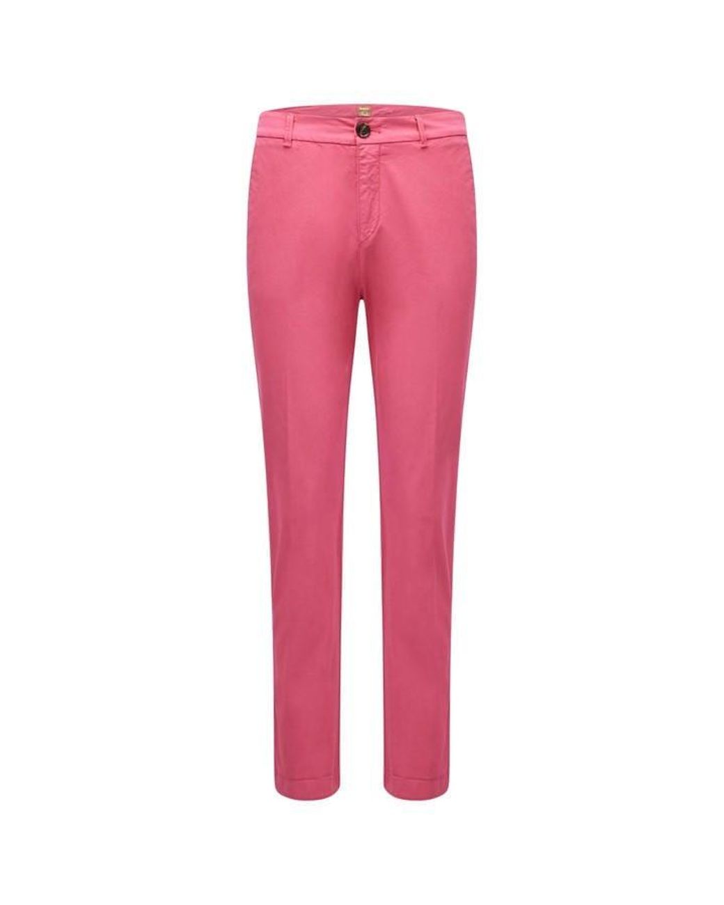 Boss Pink C Tachini2-D 10232926 01 Straight Leg Trousers