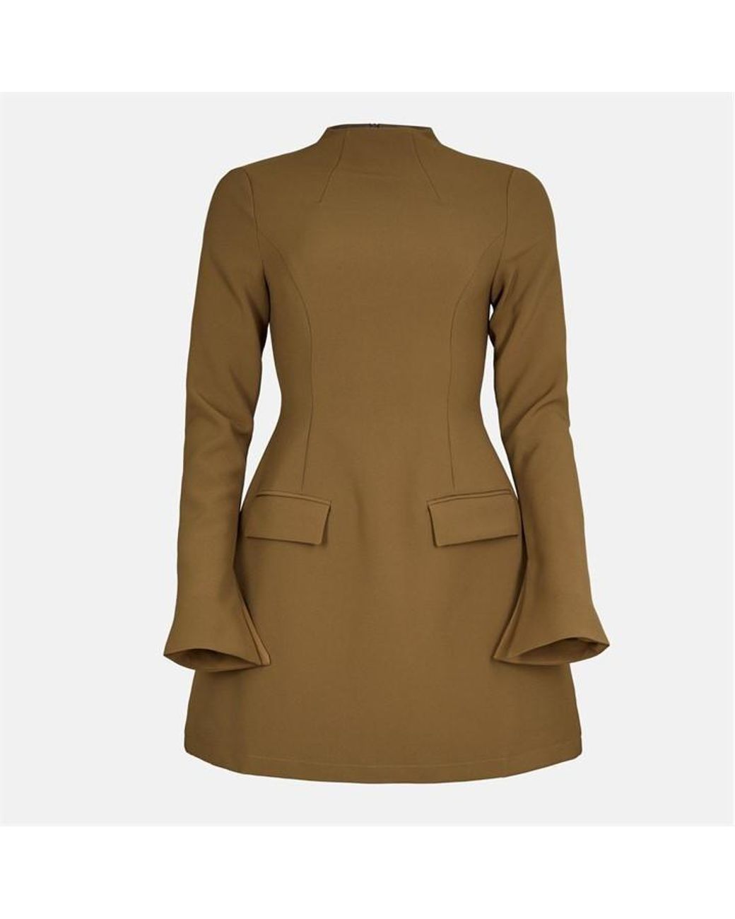 Odd Muse Yellow Tall Ultimate Muse Split Sleeve Mini Dress