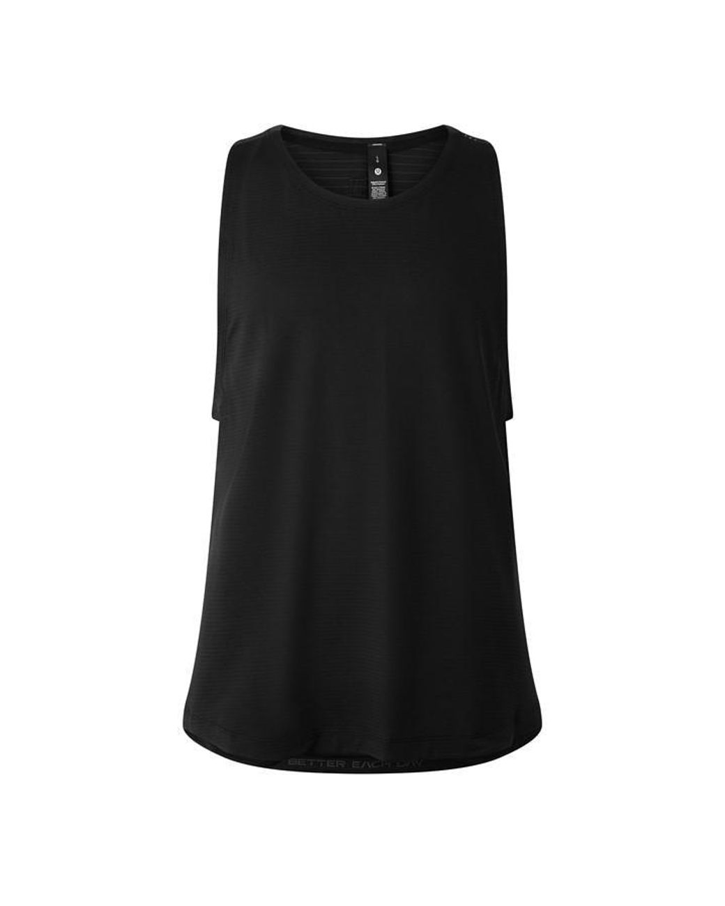 lululemon athletica Black Llm Ltt Tank Sn63 for men