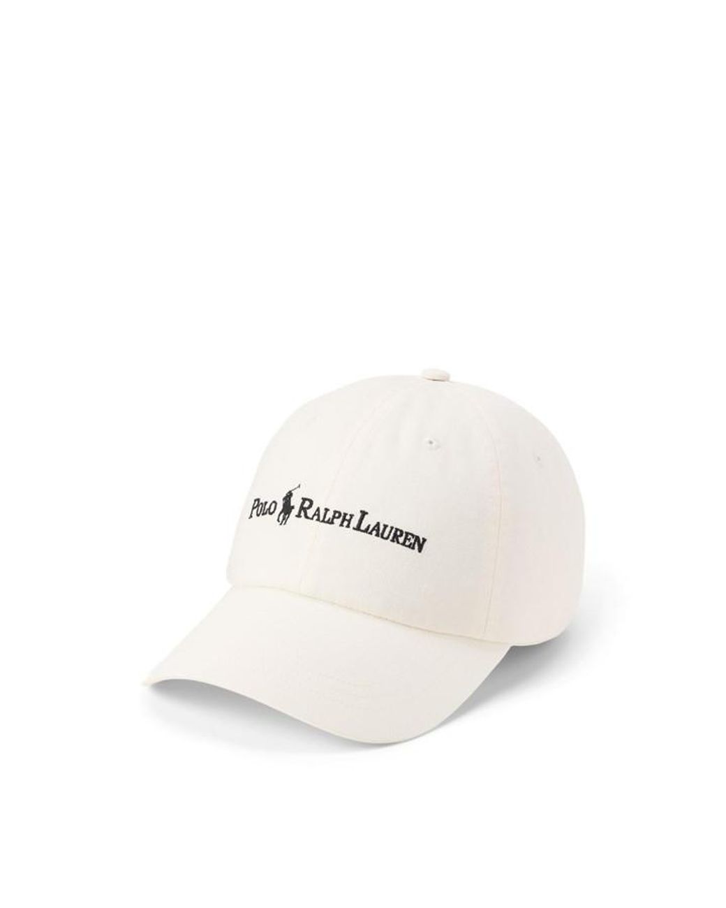 Polo Ralph Lauren White Text Classic Sport Cap