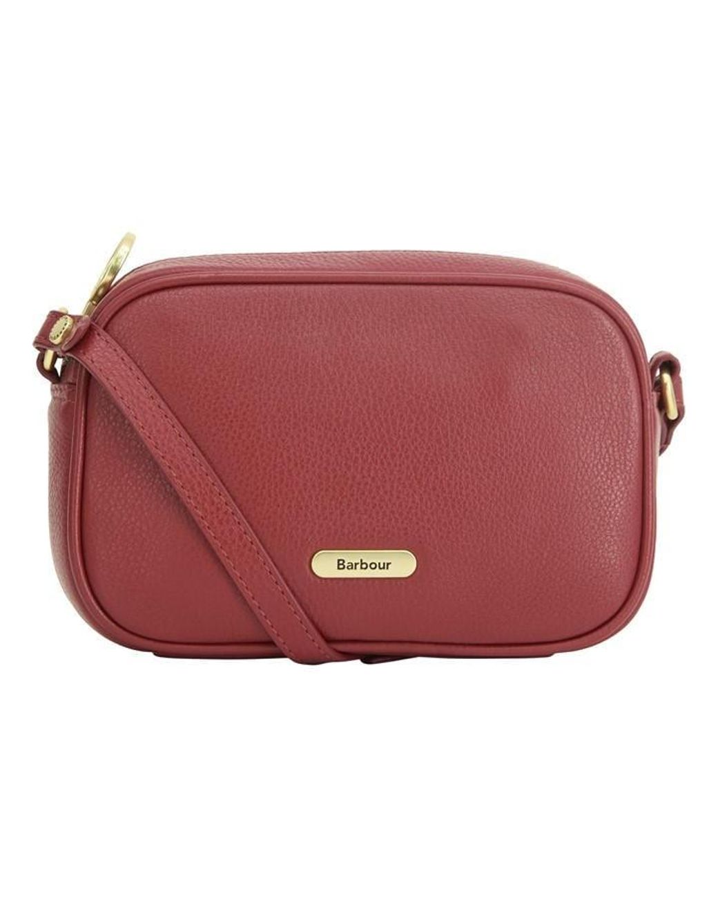 Barbour Red B.Li Daphne M Lth Xb Ld64