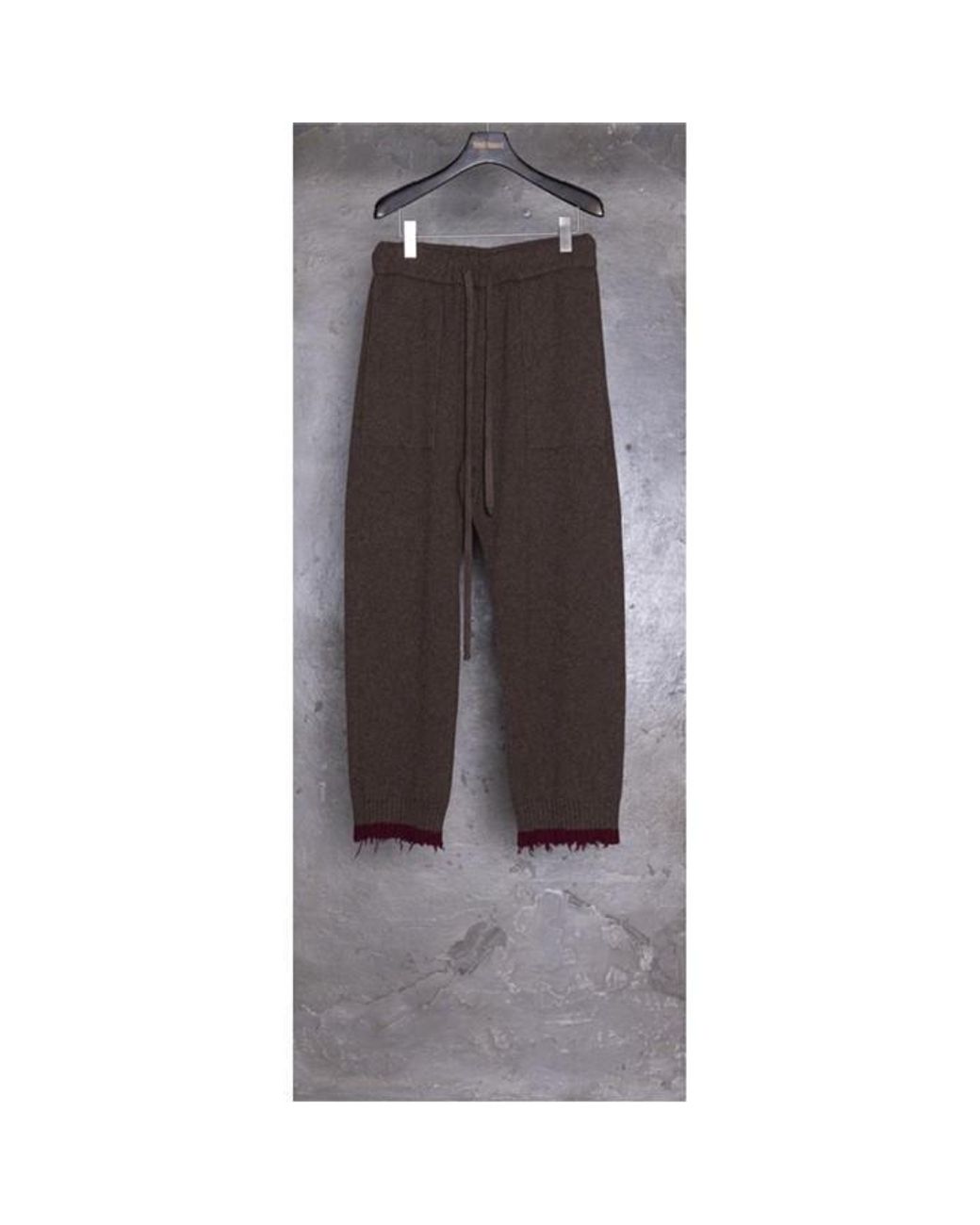 Uma Wang Brown Uma Wan Long Pants Ld63