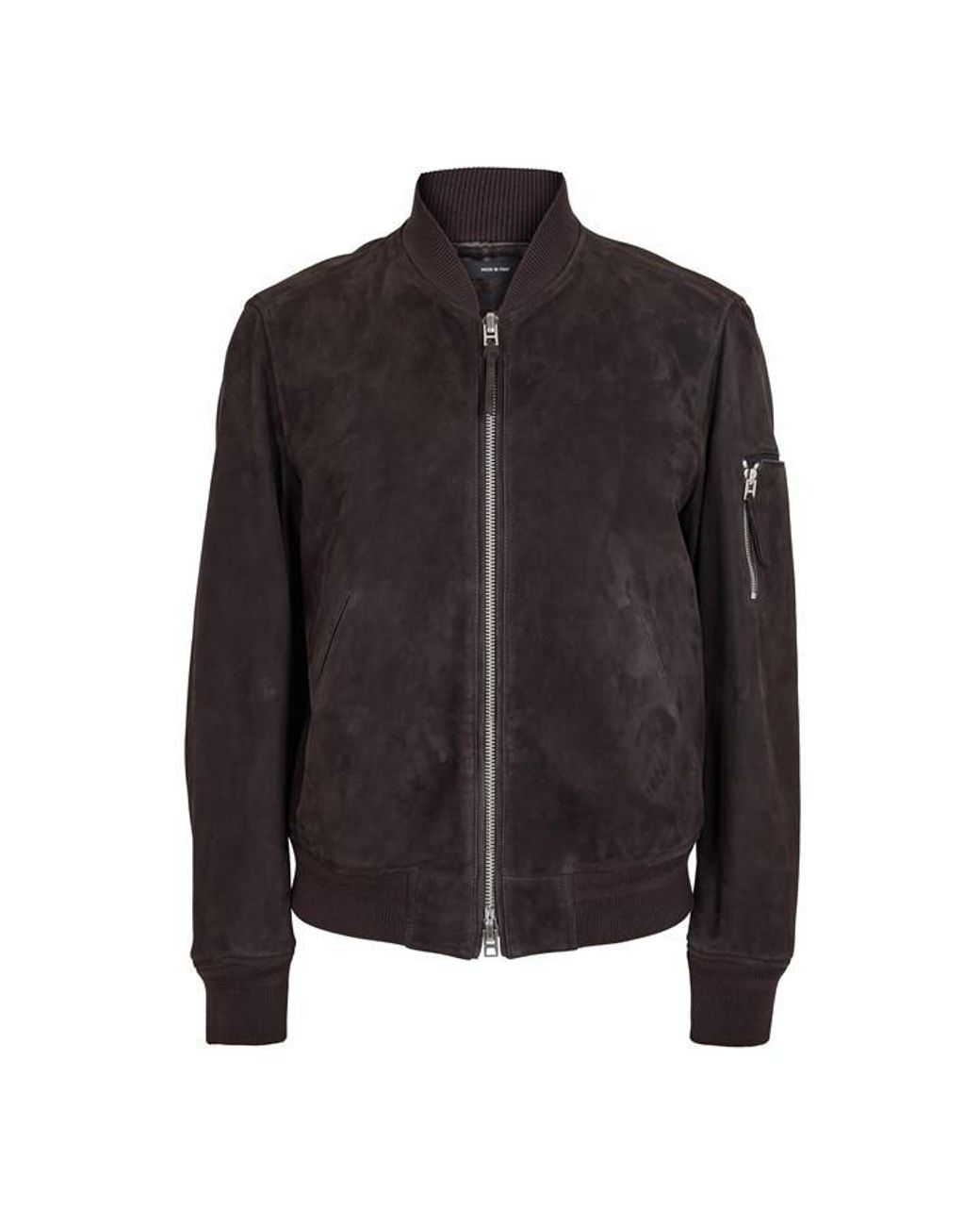 Tom Ford Black Light Suede Bomber for men