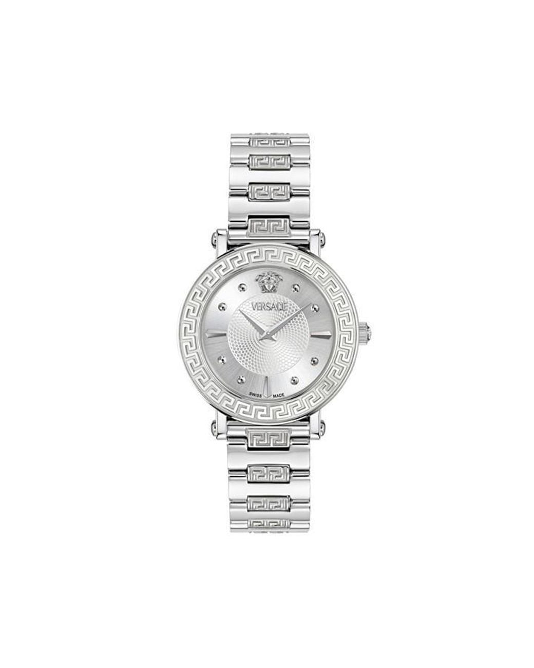 Versace Metallic Greca Sphere Quartz Analogue Watch