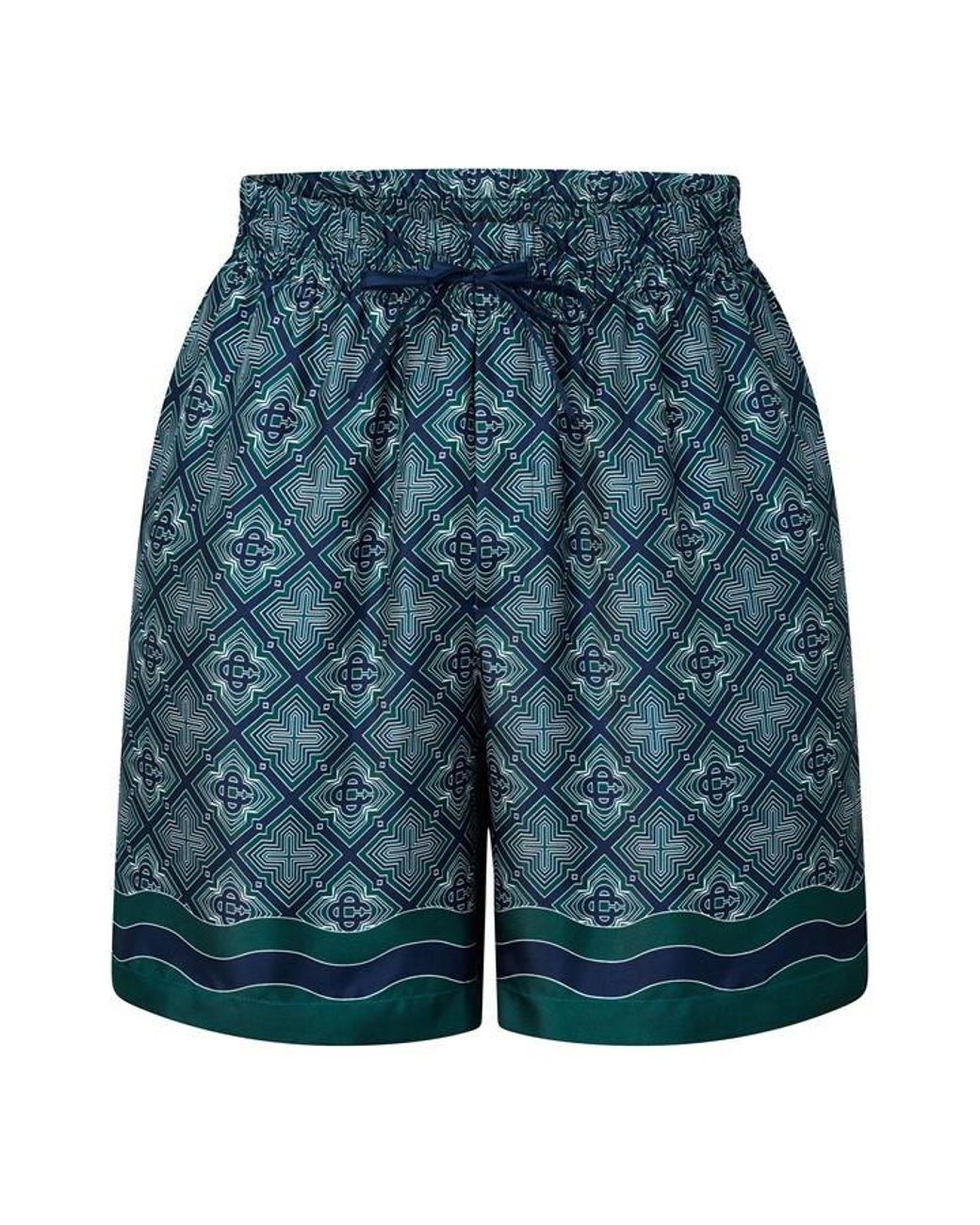 Casablanca Blue Casa Mono Silk Short Sn63 for men