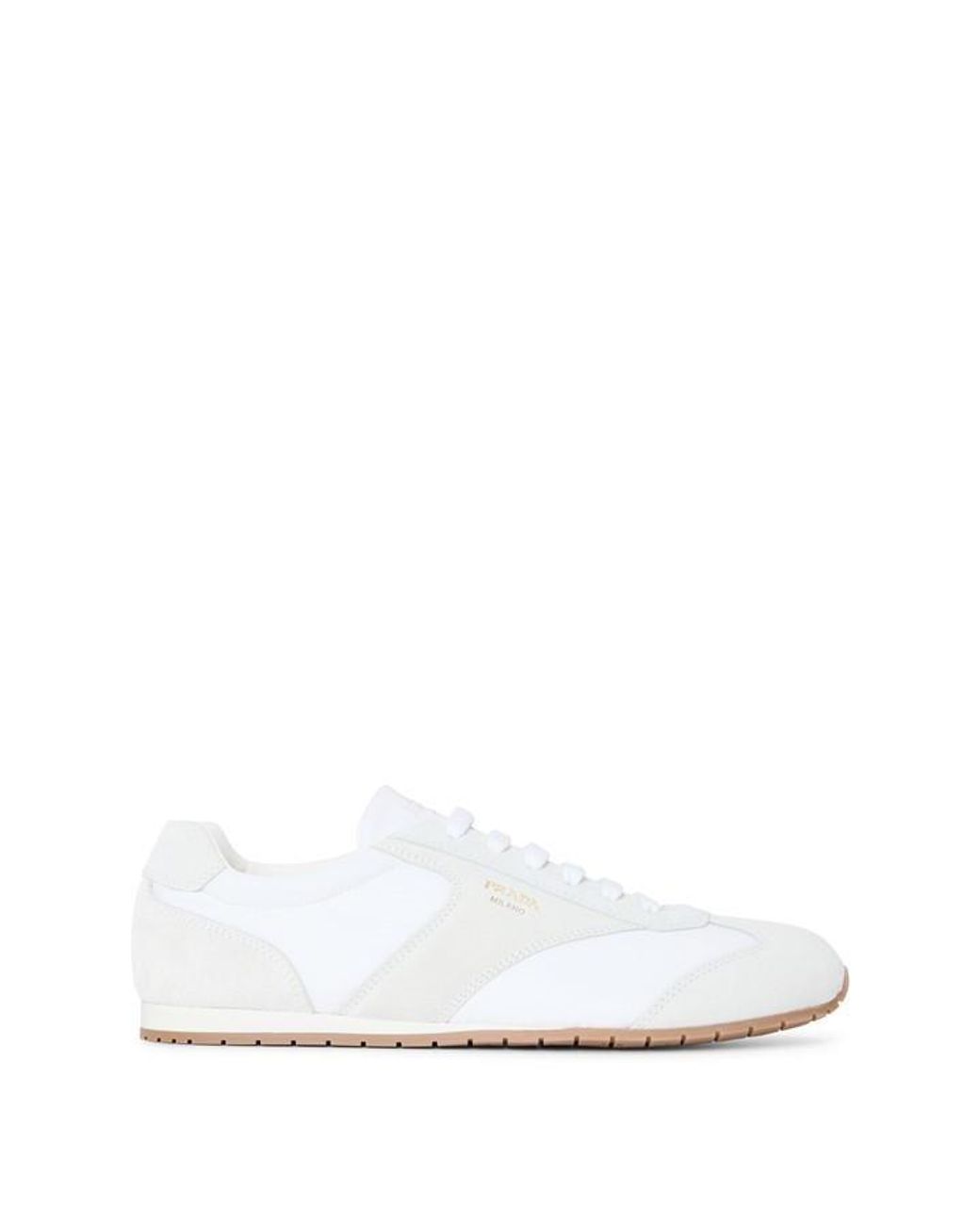 Prada White Spark Sneakers for men
