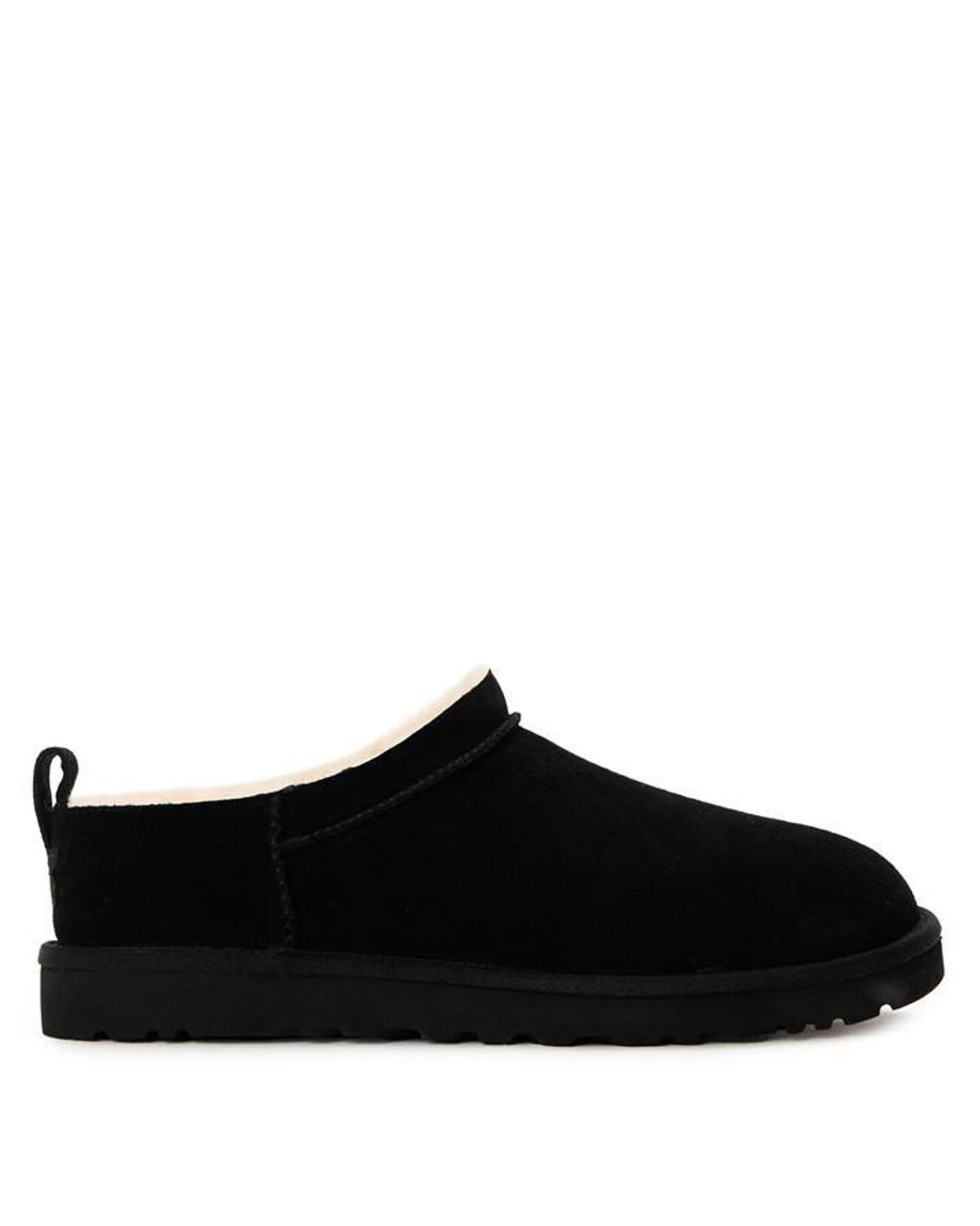 Ugg Black Classic Micro Snug Boots for men