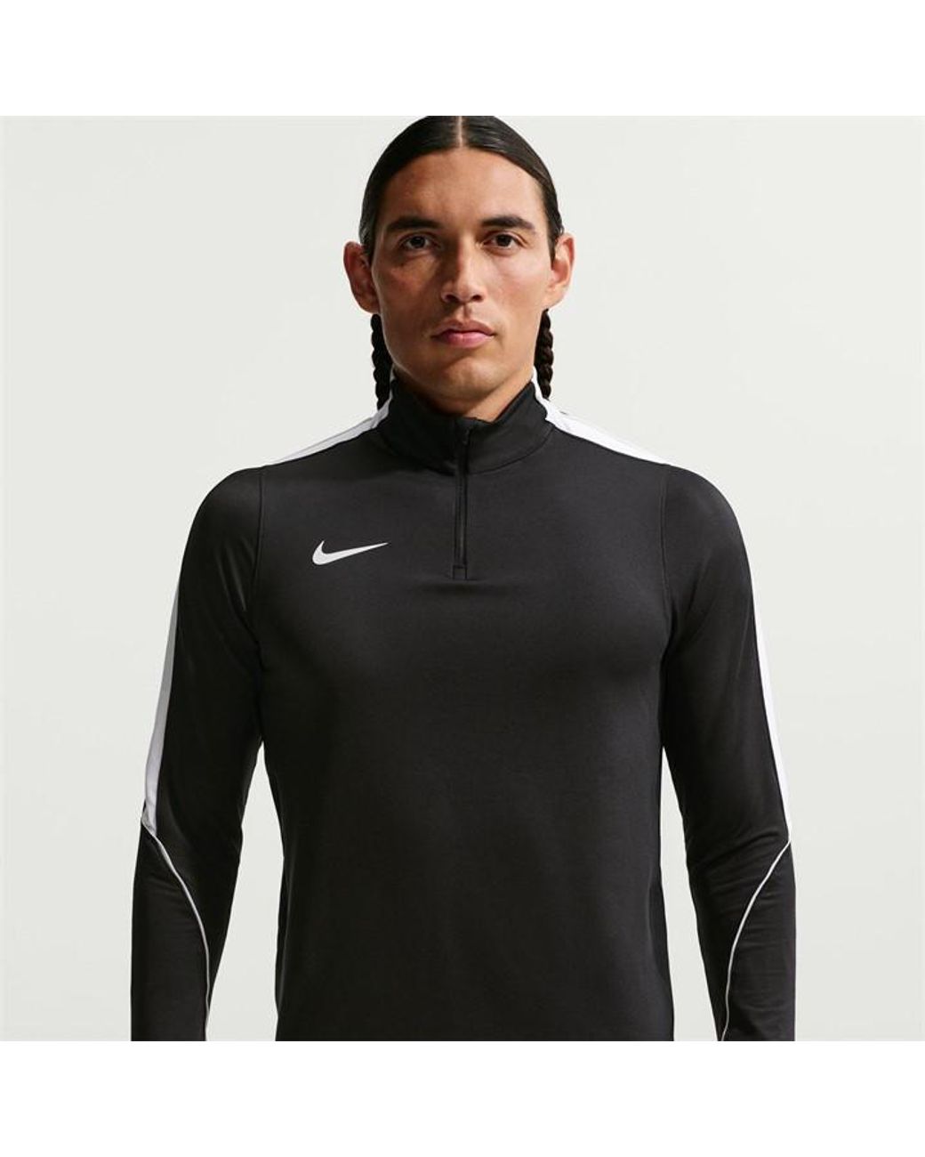 Nike Black Strike Dri-Fit Soccer 1/2-Zip Drill Top for men