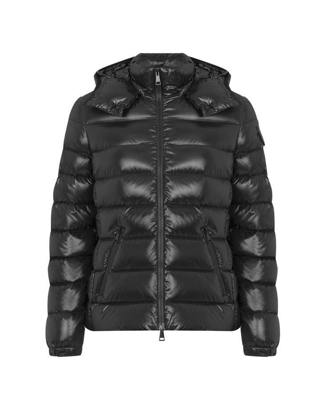 Moncler Black Bady Down Detachable Hood Short Puffer Jacket