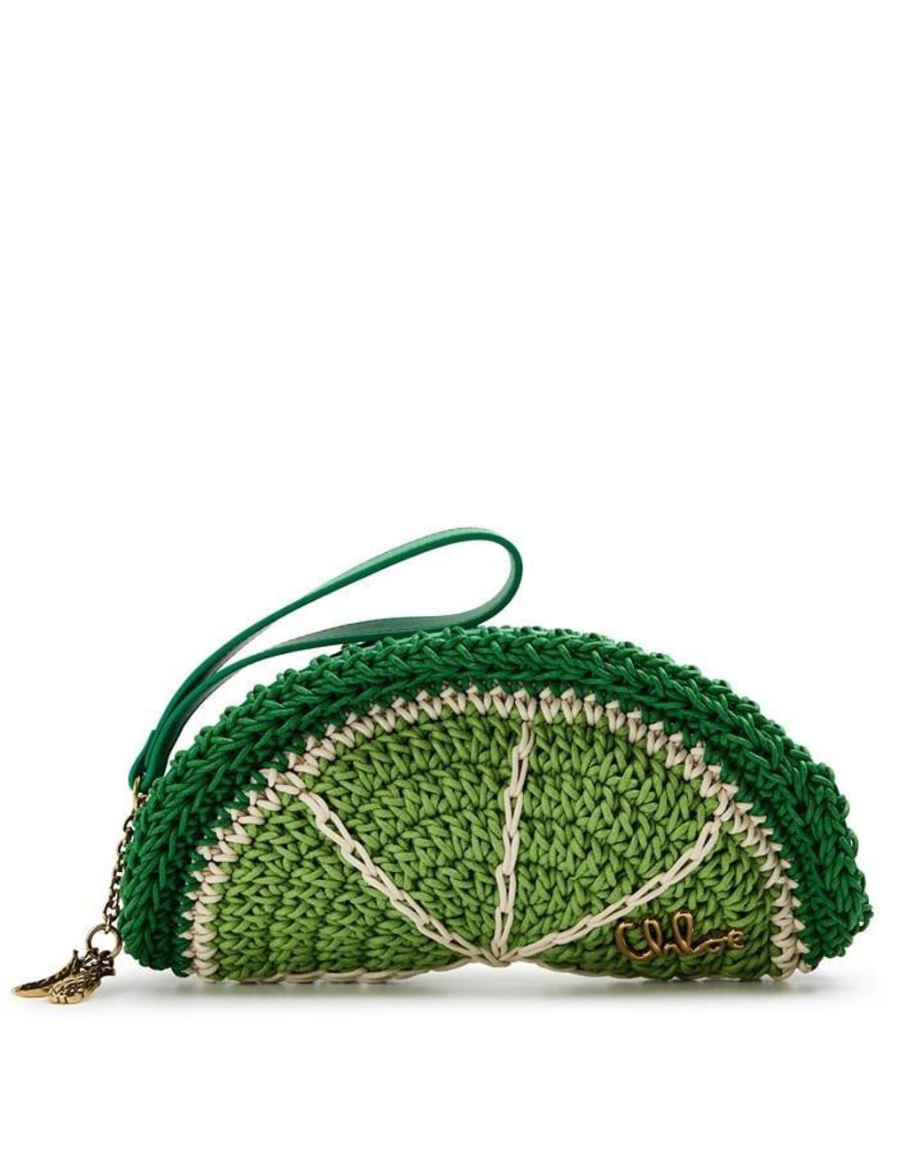 Chloé Green Clutch Bag
