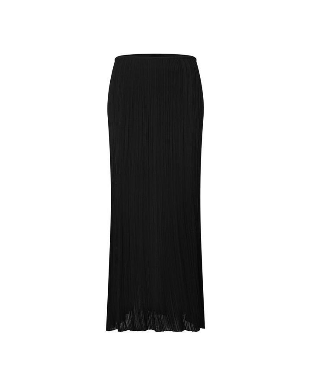 Balmain Black Viscose Skir Ld63