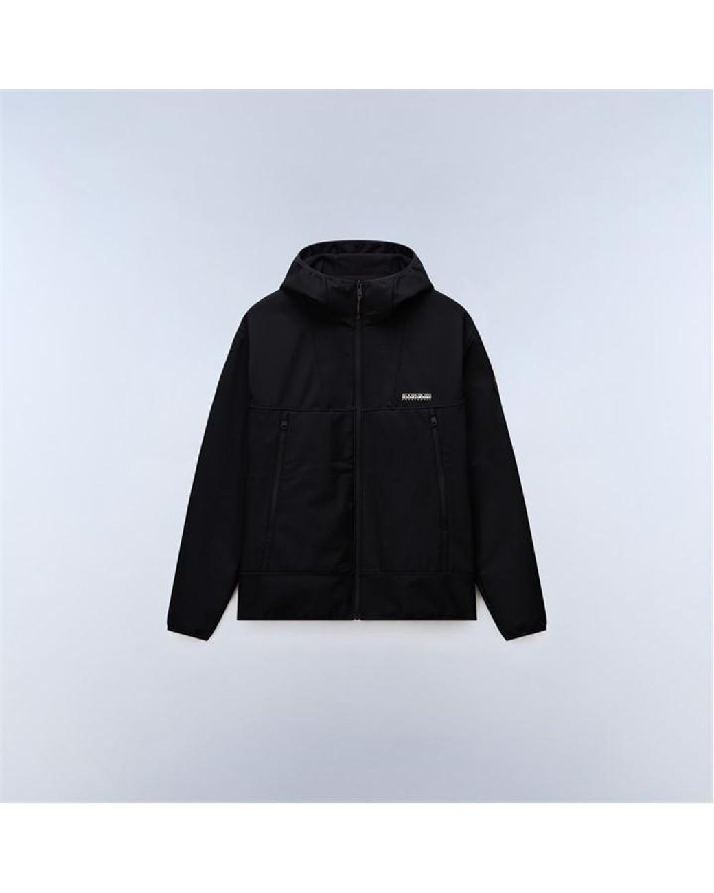 Napapijri Black Napa Biois Zip Ventilation Rain Anorak for men
