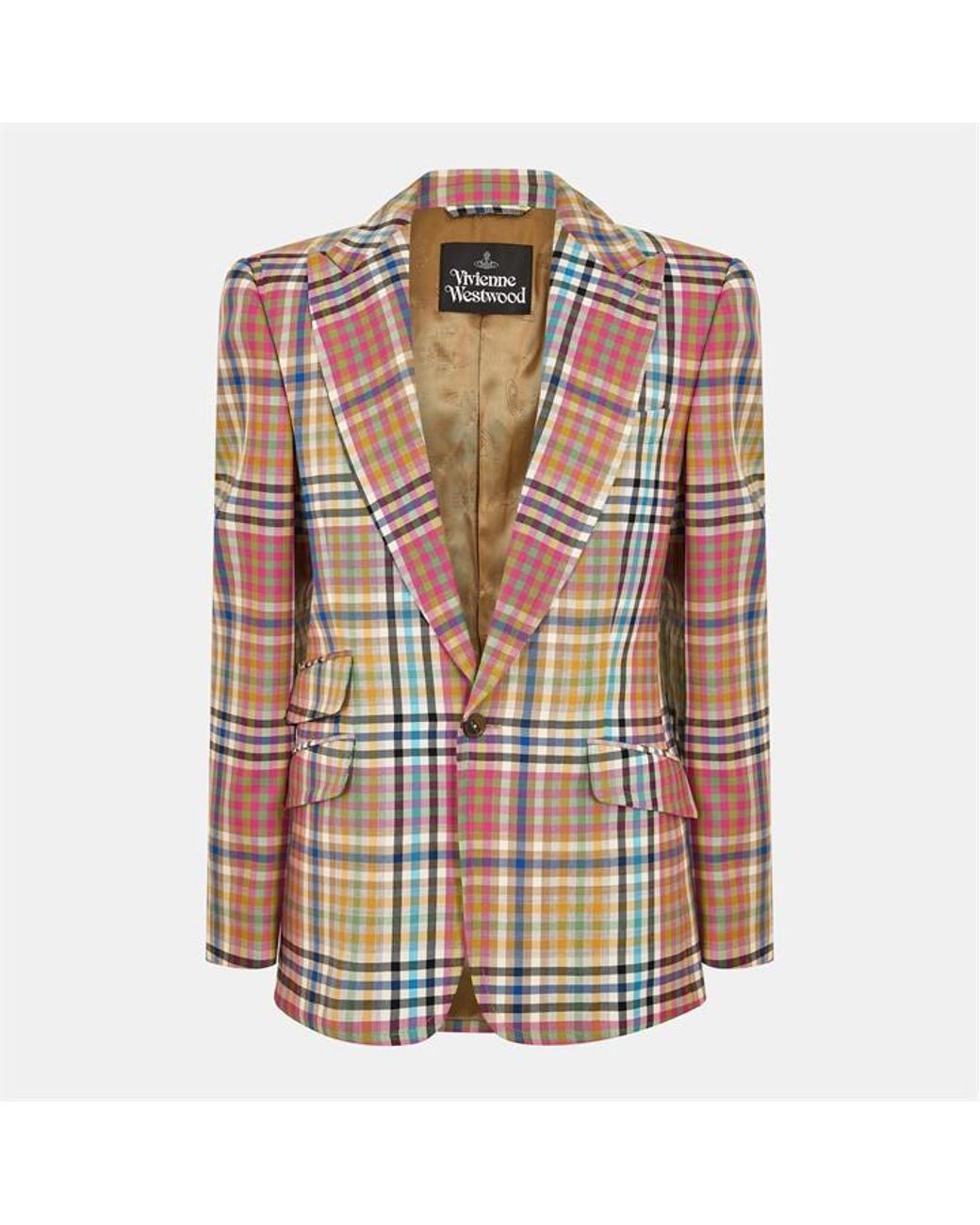 Vivienne Westwood Multicolor Viv Button Blazer for men