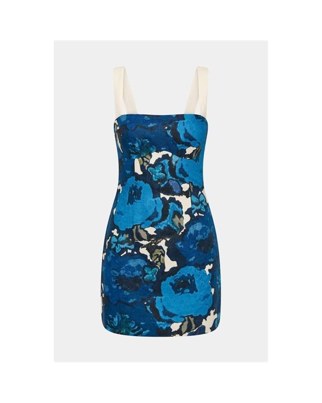 Sir Blue Camellia Mini Dress