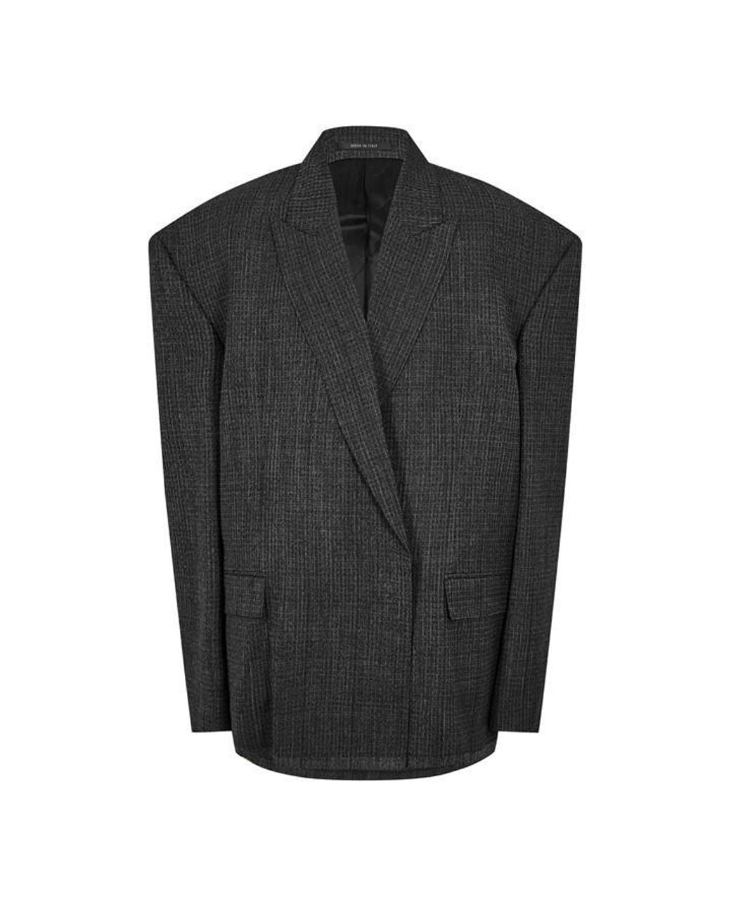 Balenciaga Black Seamless Tailored Jacket for men