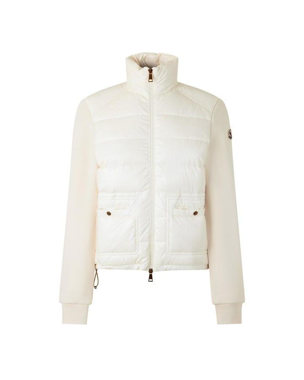 Moncler White Hybrid Jkt Ld64