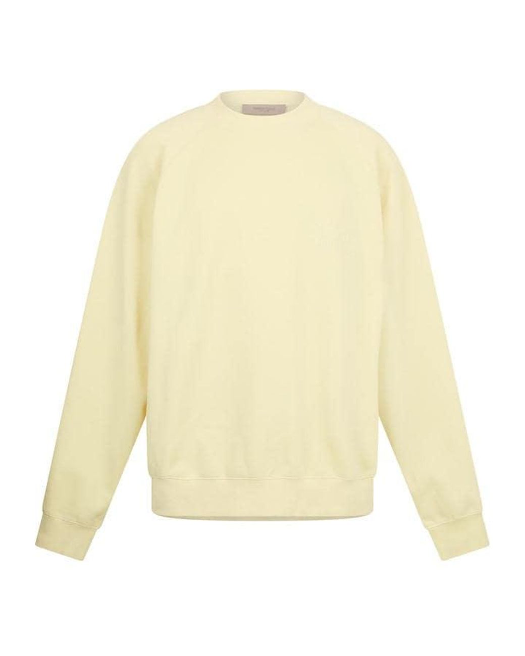 Fear Of God White Crew Sweatshirt for men