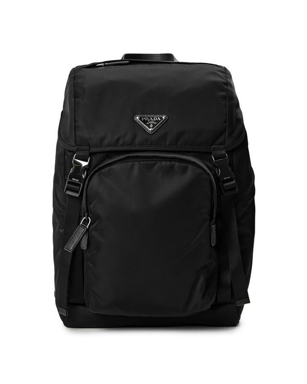 Prada Black Rye Backpack for men