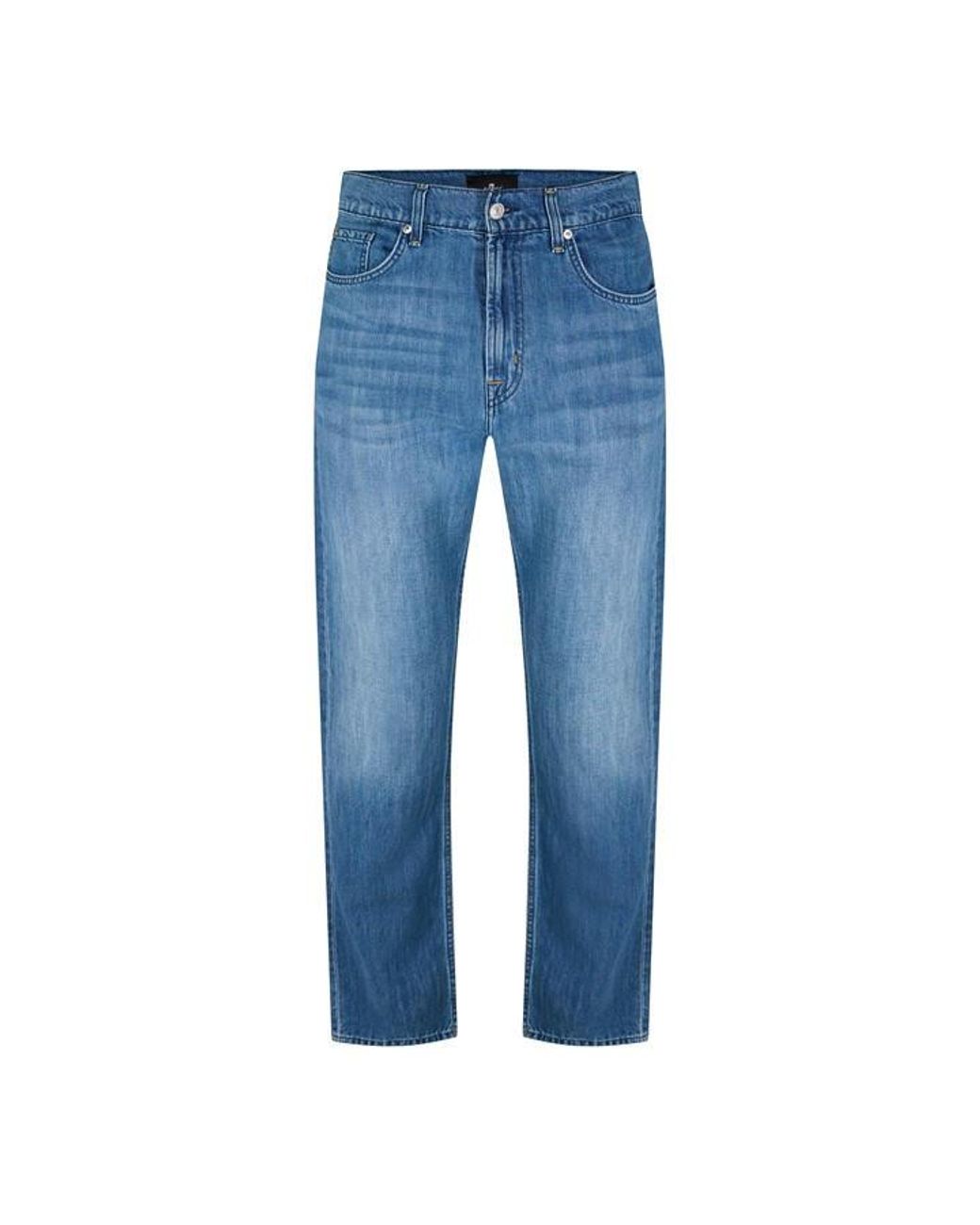 7 For All Mankind Blue 405 Shorts for men