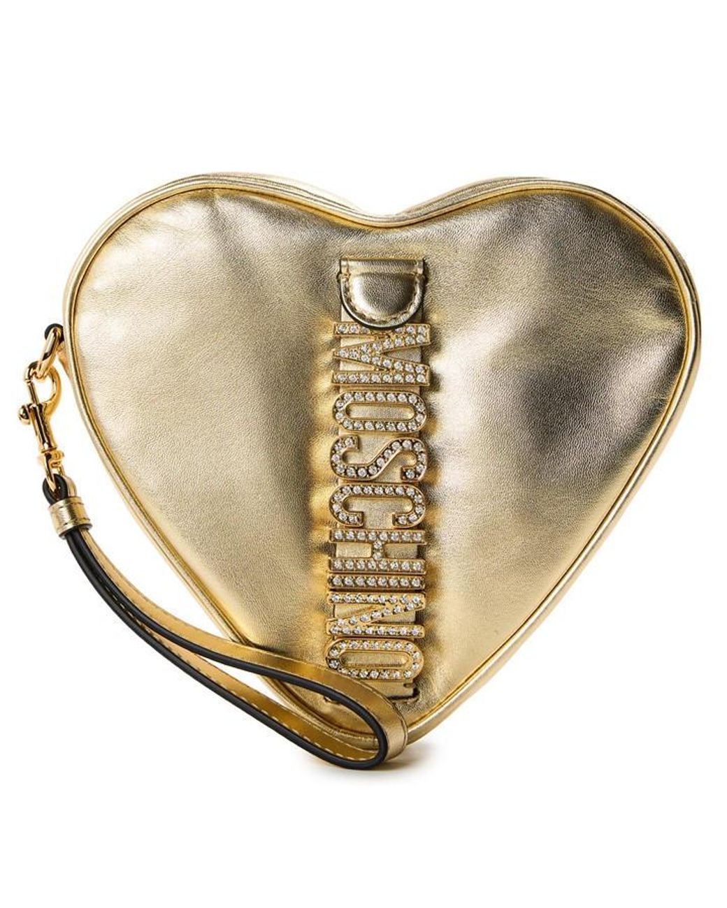 Moschino Metallic Leather Belt