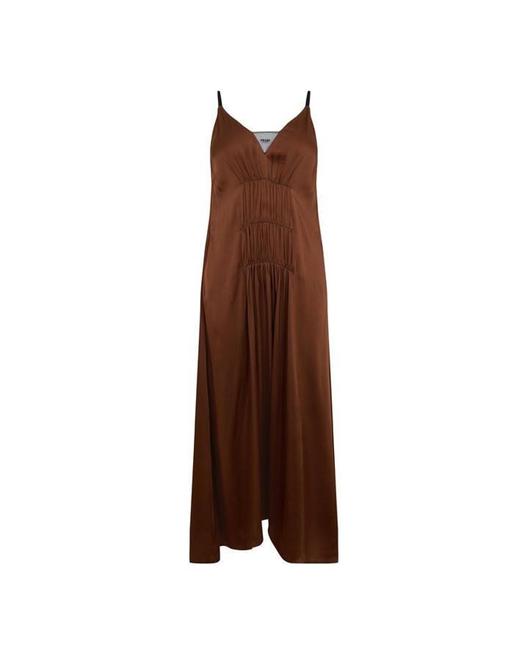 Prada Brown Slip Dress
