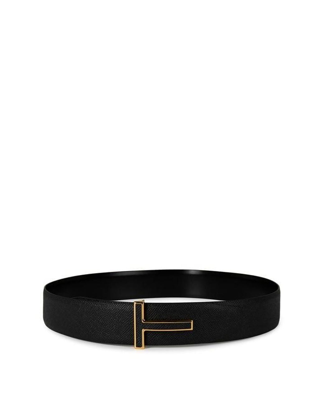 Tom Ford Black T Insert Belt for men