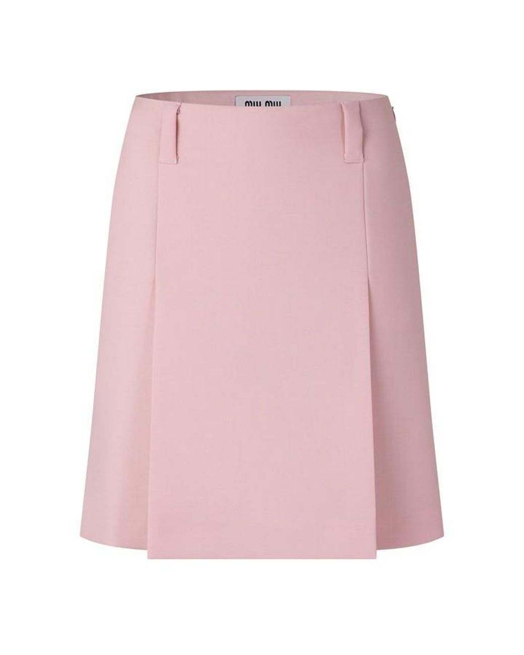 Miu Miu Pink Miu Mohair Skirt Ld64